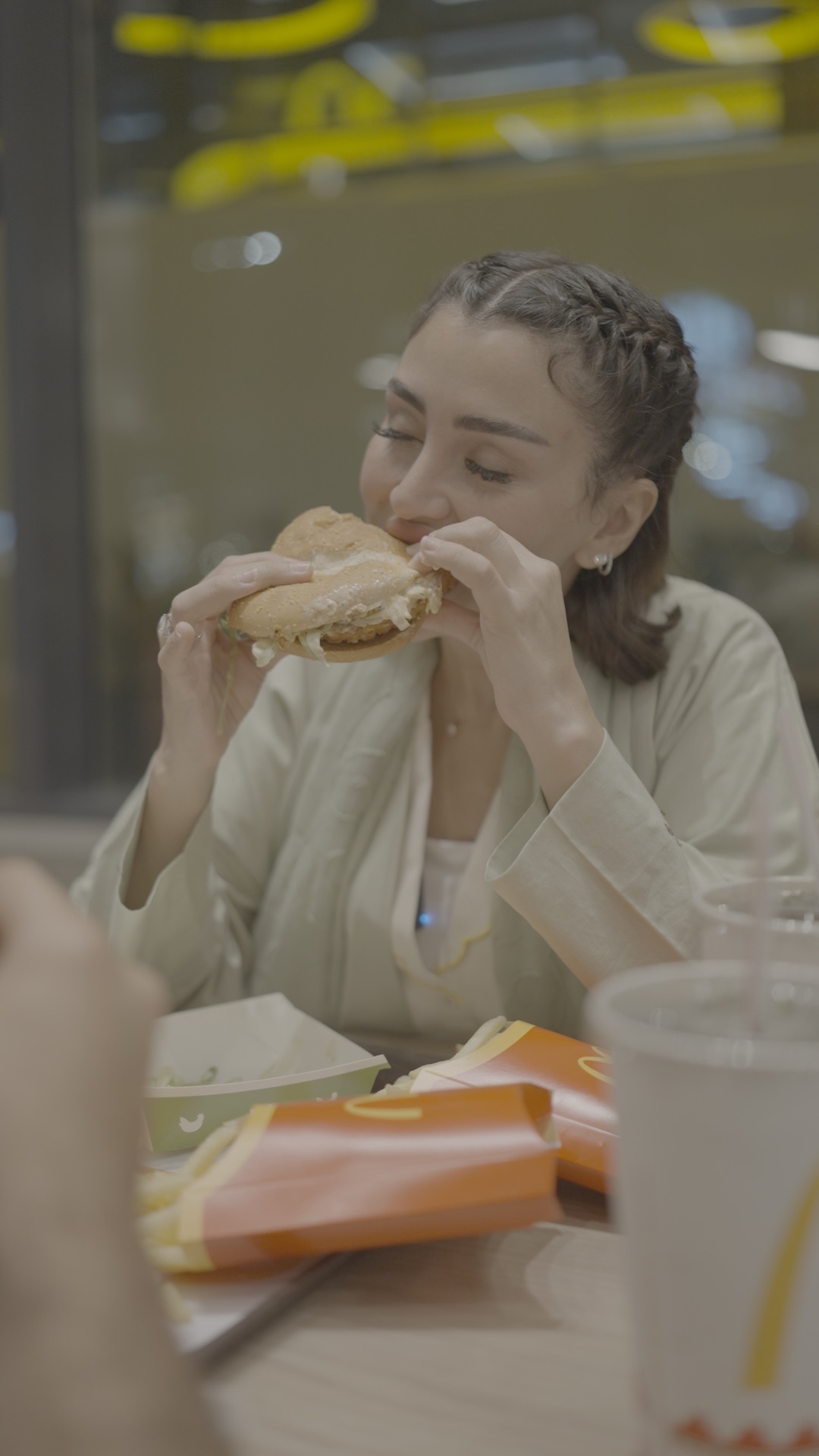 Original LOG footage before color grading